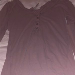 half button down long sleeve shirt